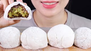 Dubai Chocolate Chapssaltteok • Sweet Rice Cake Korean Dessert • Cooking Mukbang ASMR [upl. by Croydon736]