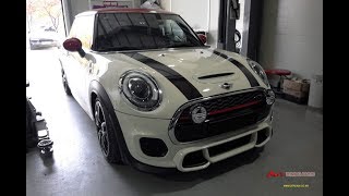 BMW F56 MINI Cooper JCW Pro Kit Exhaust sound [upl. by Gyimah]