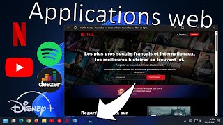 Les applications web sur PC [upl. by Nnairret]