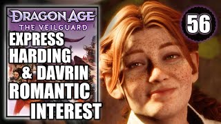 Dragon Age The Veilguard  Express Romantic Interest With Harding amp Davrin  Walkthrough Part 56 [upl. by Supple929]