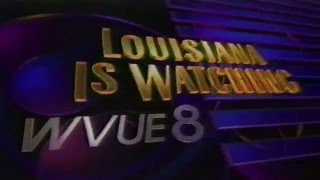 WVUE TV News 8 New Orleans Promo 1991 Newscast Opening [upl. by Babbie324]