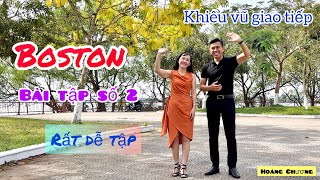 💃🕺 Boston Bài tập số 2 rất dễ tập theo [upl. by Nylegna]