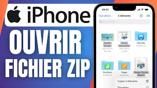 Comment Ouvrir Un Fichier Zip Sur Iphone  En 2024 [upl. by Ahsitak]