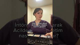 Nöbet Vlog🩺 Acilde İntern olarak son nöbetim 👩‍⚕️ doktor [upl. by Yrtneg]