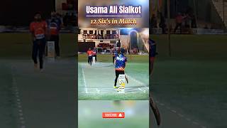 Best Batting In Tape Ball Cricket  Usama Ali Sialkot cricket tapeballcricket shorts [upl. by Maillliw459]