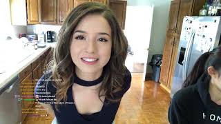 Pokimane  baking cookies for twitch chat ♡ 20171223 [upl. by Ayot]