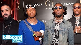 Migos and Drake Push Back Joint Tour Dates  Billboard News [upl. by Kelcie]