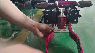 Video of replacing electric scooter rear shock absorption [upl. by Riker]