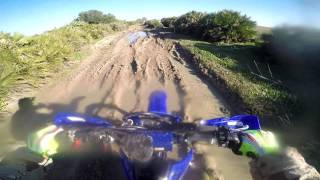 1ªSALIDA  1ºACCIDENTE SUPER WR 450 INDESTRUCTIBLE [upl. by Howlond]