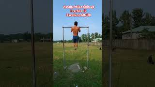 Assam Police Chin up Practice 15 Excellent ABUB reels viralvideo assampolice assamforest army [upl. by Suravat]