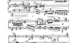 A Schoenberg Tres piezas para piano op11 nº 3 Partitura Audición Música Atonal [upl. by Halik9]