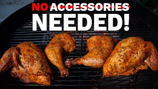 How to Grill Chicken on Weber Kettle for Beginners  SJ Cooks [upl. by Quickman114]