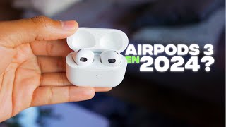 AirPods 3 en 2024 ¿Valen la pena  Review [upl. by Pineda85]