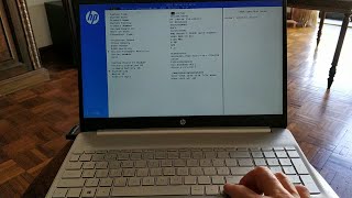 HP Laptop 15seq0001np  How to access BIOS setup and Boot Menu [upl. by Zoller]