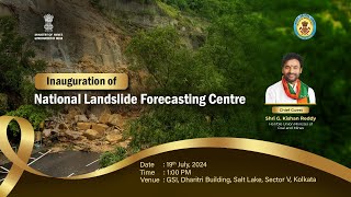 Watch Live  Inauguration of National Landslide Forecasting Centre  July 19 2024  100 PM [upl. by Redle828]