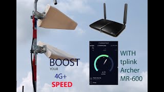 Boost Your 4g Speed  tplink Archer MR600 Router with LPDA Antenna [upl. by Spalding]