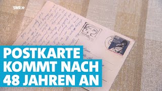 Postkarte kommt nach 48 Jahren an [upl. by Nodnart]