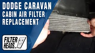 How to Replace Cabin Air Filter 2001 Dodge Caravan  AQ1049 [upl. by Friedlander959]