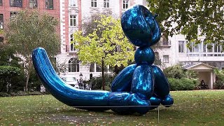 Huge Jeff Koons balloon animal sculpture set to fetch millions at London auction [upl. by Geerts]