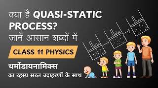 QuasiStatic Process Explained I Thermodynamics I Class 11 Physics [upl. by Garzon]