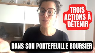 3 actions à détenir dans son portefeuille boursier Novembre 2024 [upl. by Ahselef]