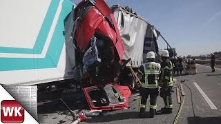 LKW Unfall mit Folgeunfall auf der A3 [upl. by Amees507]