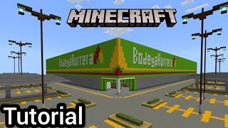 Como hacer un bodega aurrerá en minecraft [upl. by Melicent]