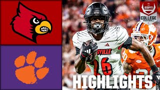 Louisville Cardinals vs Clemson Tigers  Full Game Highlights  ESPN College Football [upl. by Ilac]