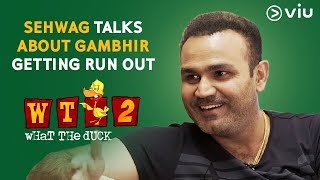 Sehwag Talks About Gambhir Getting Run Out  Vikram Sathaye  What The Duck Season 2  Viu India [upl. by Ocker528]