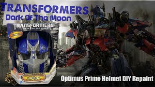 Transformers Dark Of The Moon 2011 Hasbro Cyber Helmet Repaint DIY [upl. by Ettenoj625]