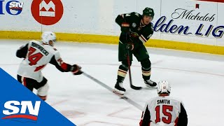 Mikael Granlund Makes Beautiful Saucer Pass To Matt Dumba For Goal [upl. by Mathe]