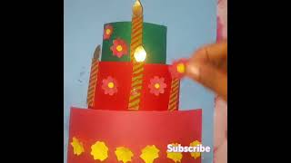 Paper craft cake 🎂 for kids [upl. by Partridge]