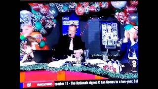 HOSTILE RAGE ESPN New York Michael Kay Christmas Party with Don La Greca [upl. by Odlanir551]