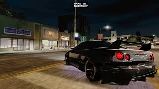 Midnight Club Los Angeles  Nissan Skyline GTR VSpec R34 Gameplay [upl. by Cacilia215]