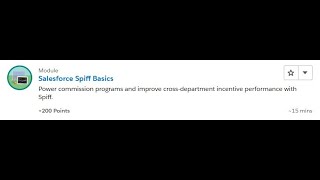 Salesforce Spiff Basics Salesforce Trailhead Answers [upl. by Goff]