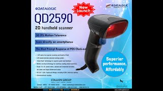 Datalogic The QuickScan™ QD2590  EntryLevel Wired Handheld Scanner [upl. by Ahsienaj]