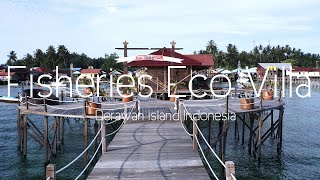 Fisheries Eco Villa Derawan island East Kalimantan Indonesia [upl. by Rennerb]