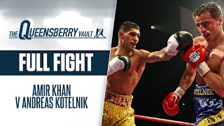 AMIR KHAN WINS HIS FIRST EVER WORLD TITLE  KHAN V KOTELNIK Full Fight  THE QUEENSBERRY VAULT [upl. by Amitak973]