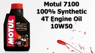 Motul 7100 Fully Synthetic 4T Engine Oil 10W50 [upl. by Seadon]