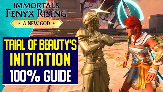 Trial of Beautys Initiation 100 Guide  Immortals Fenyx Rising  A New God DLC [upl. by Ylle]