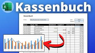 Excel Kassenbuch Vorlage  Kassenbuch selbst erstellen Mehrwertsteuer Diagramm Erklärung [upl. by Neysa]