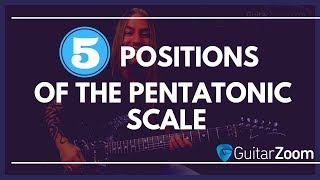 1 Easy Way To Find The 5 Positions Of The Pentatonic Scale  GuitarZoomcom [upl. by Amelie]