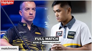 David Alcaide vs Jeffrey Ignacio Full Match Highlights  World Pool Championship 2024 [upl. by Nodal931]