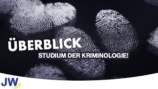 Das Kriminologie Studium im Überblick [upl. by Atteragram]