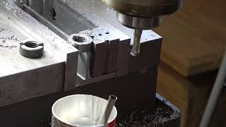 Delta Carbide Grinder Repair Part 3 Bridgeport Milling Spindle Nut Slot [upl. by Neural]