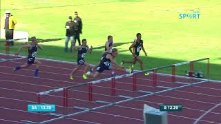 Boys’ U18 110m Hurdles Final  ASA Junior Paarl [upl. by Bria453]