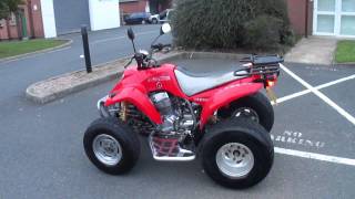 2005 BAROSSA APACHE RLX250 250 ROAD QUAD BIKE 70MPH 9 MS TAX amp MOT GC V FUN [upl. by Enyallij]