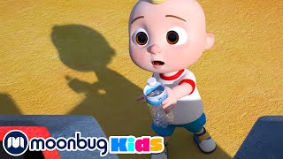 Clean Up Trash Song  CoComelon  Kids Education  MOONBUG KIDS [upl. by Aretse]