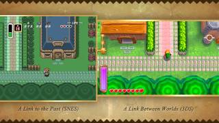 Video Comparison  A Link Between Worlds vs A Link to the Past [upl. by Merchant]