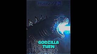 GODZILLA NOW VS THEN 😈 shorts fyp godzilla monsterverse [upl. by Deedahs]